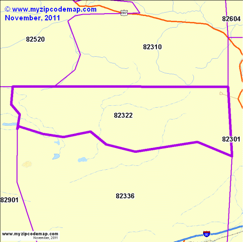 map of 82322