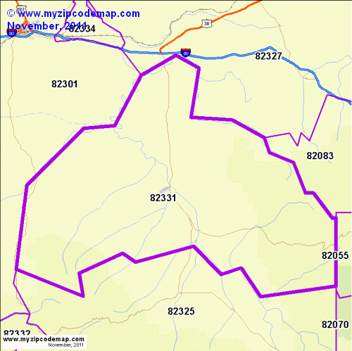 map of 82331