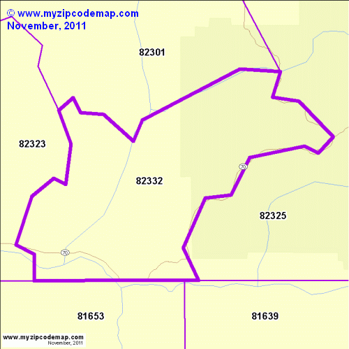 map of 82332