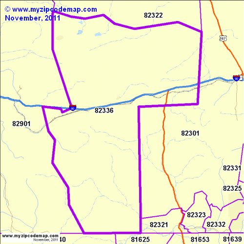 map of 82336