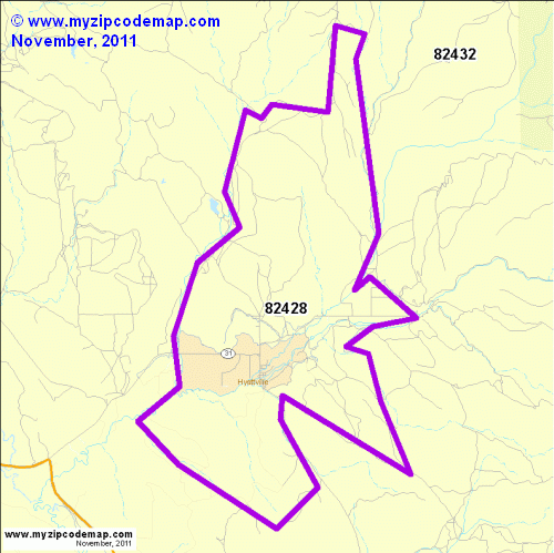 map of 82428
