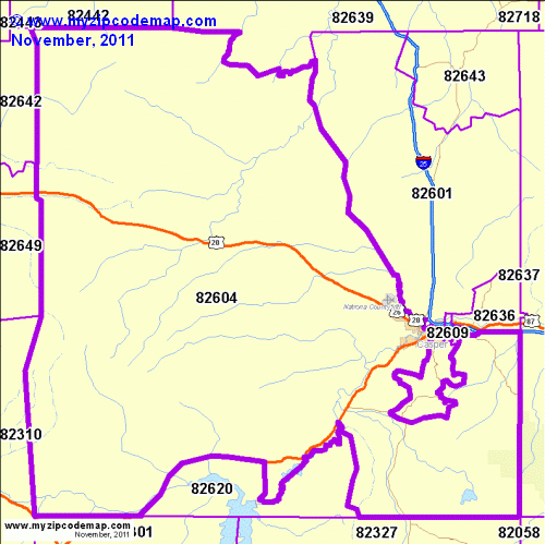 map of 82604