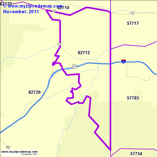 map of 82712