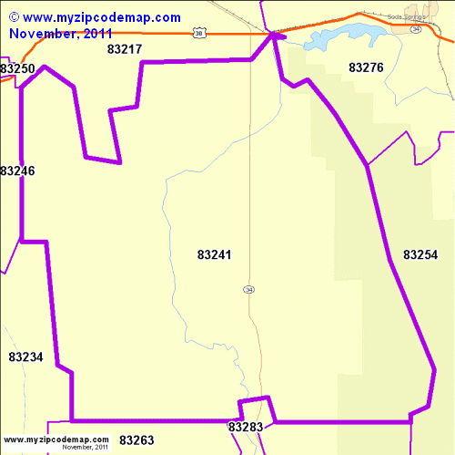 map of 83241