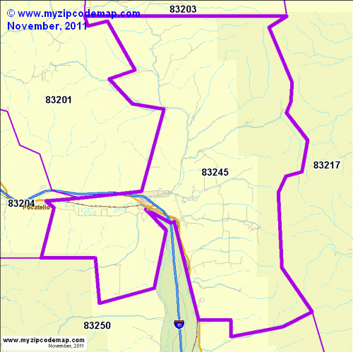 map of 83245