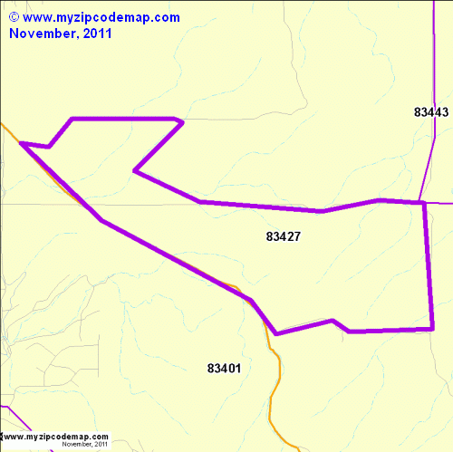 map of 83427