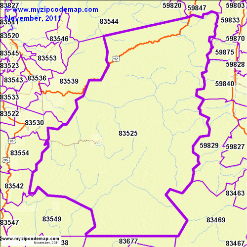 map of 83525