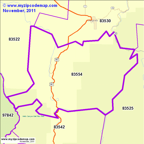 map of 83554