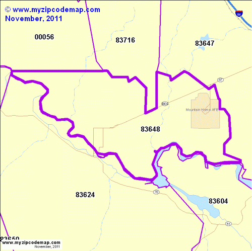 map of 83648