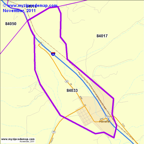map of 84033