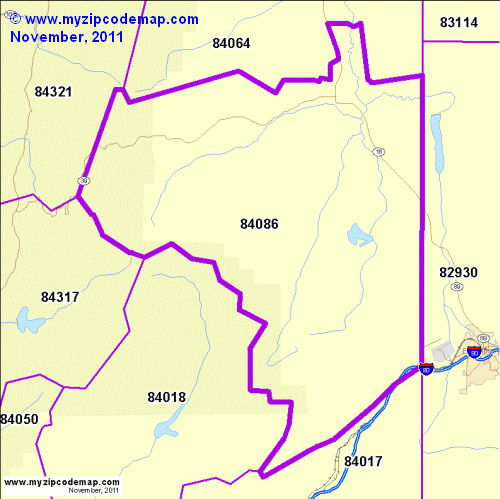 map of 84086