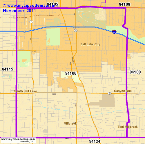 map of 84106
