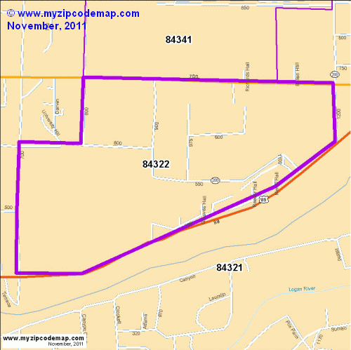 map of 84322