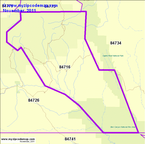 map of 84716
