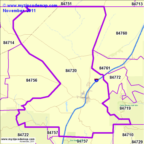 map of 84720