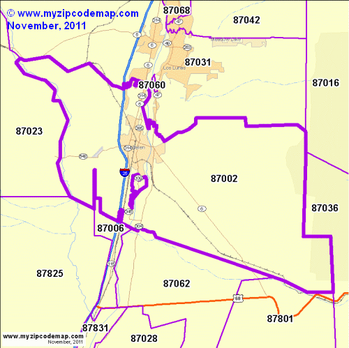 map of 87002