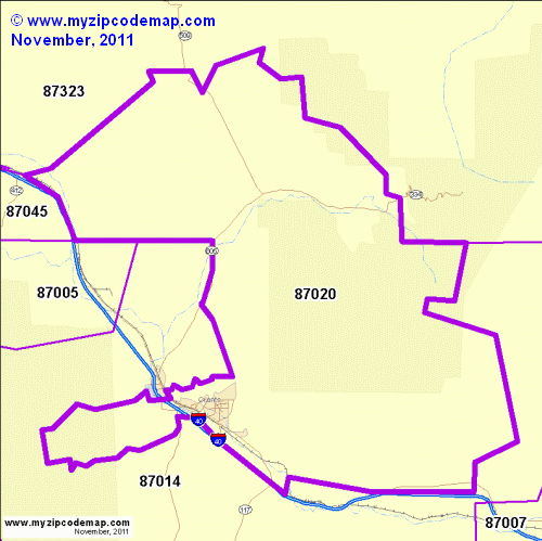 map of 87020