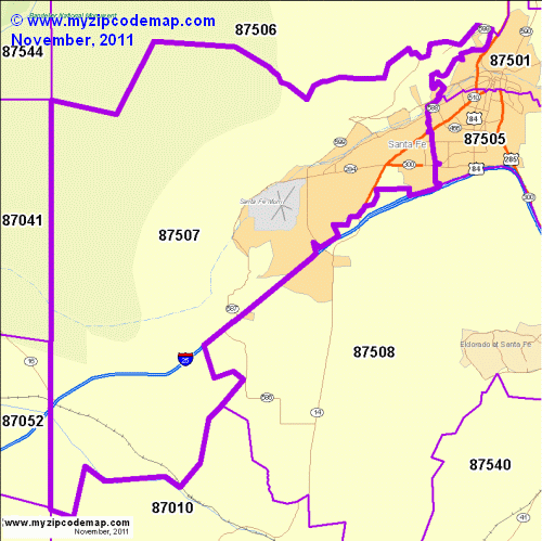 map of 87507