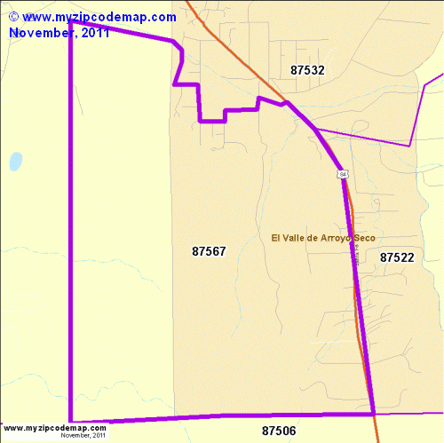 map of 87567