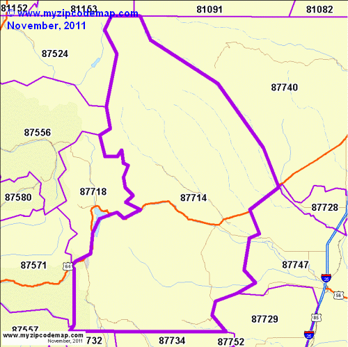 map of 87714