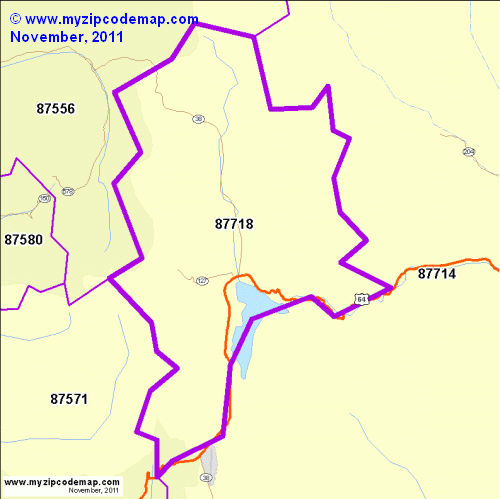 map of 87718