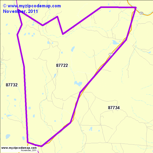 map of 87722