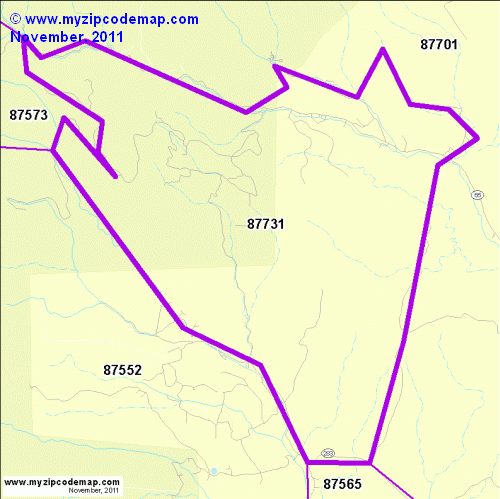 map of 87731