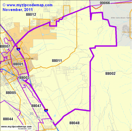 map of 88011