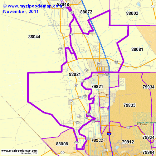 map of 88021