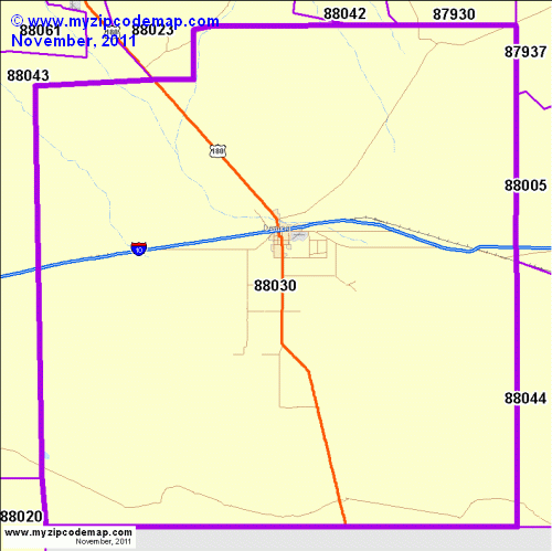 map of 88030