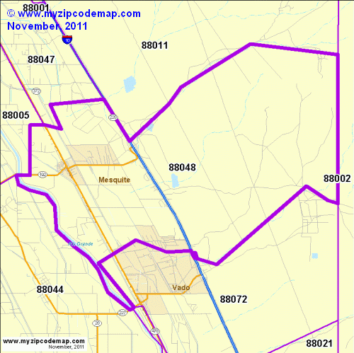 map of 88048
