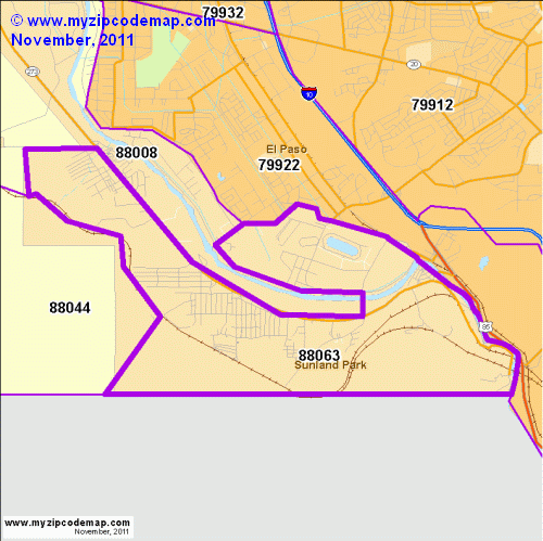 map of 88063
