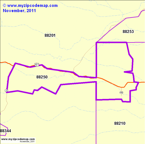 map of 88250