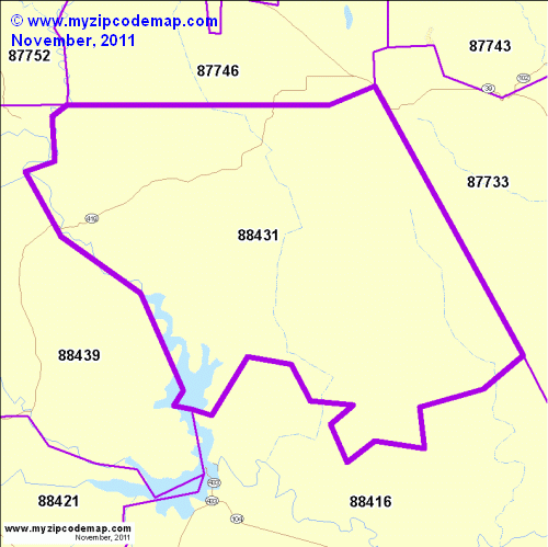 map of 88431