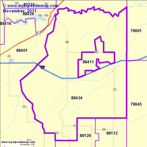 map of 88434