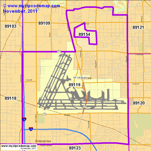 map of 89119