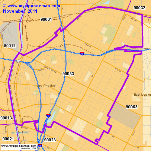 map of 90033