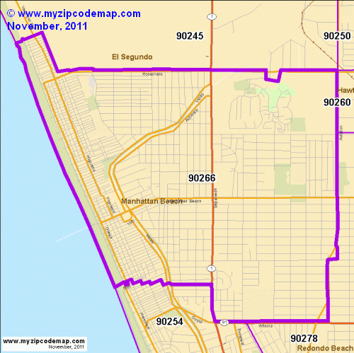 map of 90266