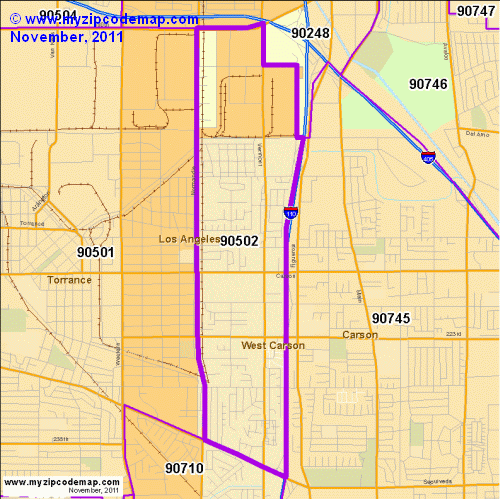 map of 90502