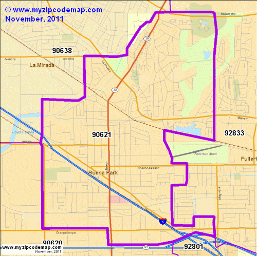 map of 90621