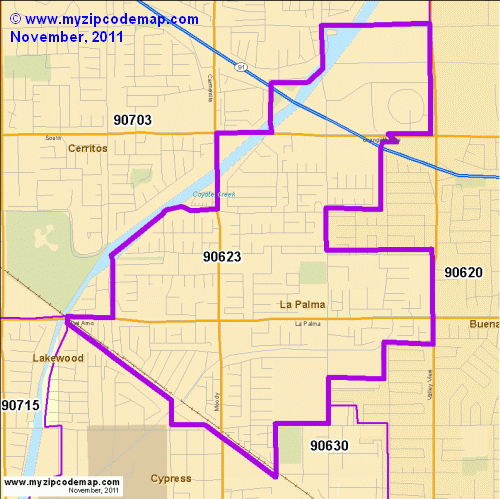 map of 90623
