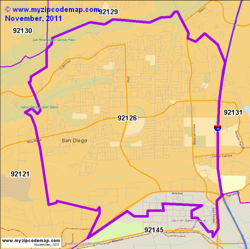 map of 92126