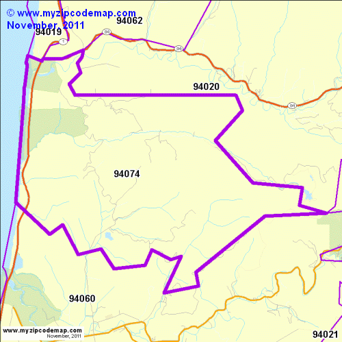 map of 94074