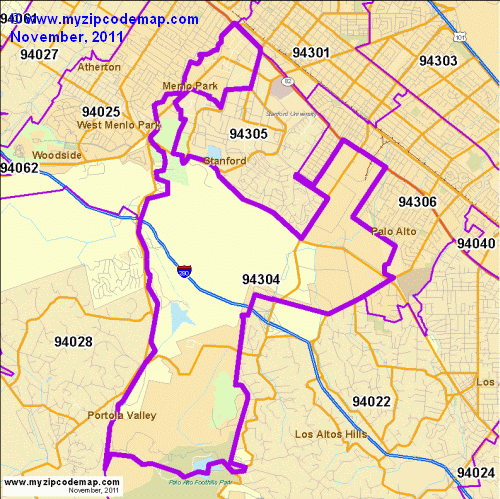 map of 94304