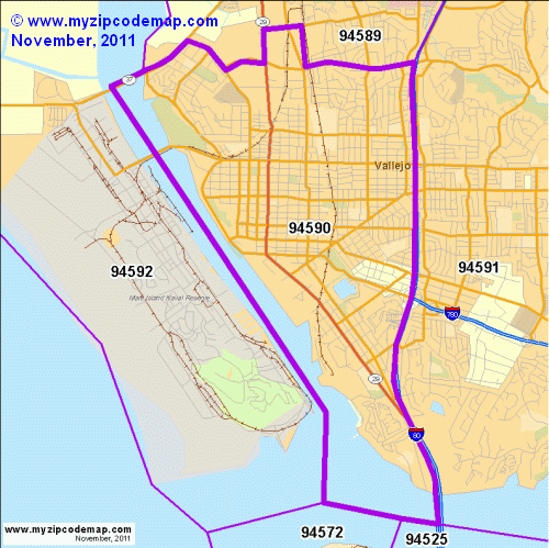 map of 94590