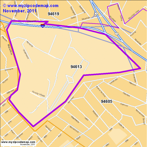 map of 94613