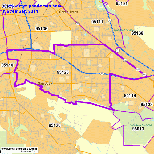 map of 95123