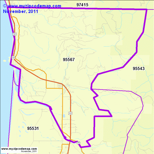 map of 95567