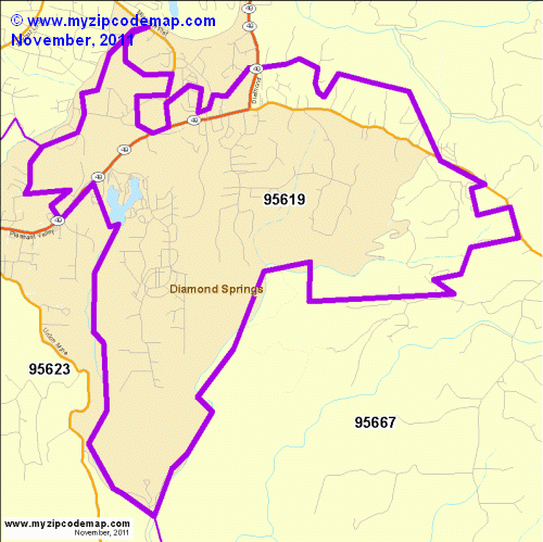 map of 95619