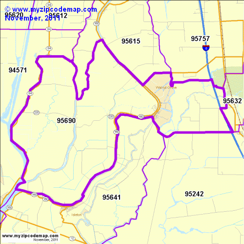 map of 95690